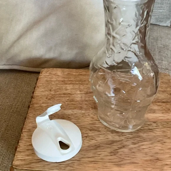 Vintage Good Seasons Glass Cruet Vine Pattern - Picture 9 of 12